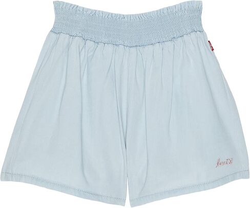 Levi's® Girl's Woven Shorty Shorts (Little Kids) High Tide 4 (Little Kid) in Saudi Arabia