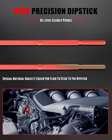 cciyu Oil Dipstick 21.73" Oil Level Indicator Fit for Honda Civic 1.8L l4 2006-2015,for Honda HR-V 1.8L l4 2016 in Saudi Arabia