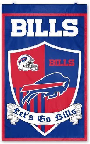 NFL Buffalo Bills Team Shield Banner, 24 x 36-inches in Saudi Arabia