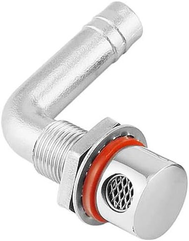 Dodimu الفولاذ المقاوم للصدأ 90 درجة الكوع القارب من خلال هيكل خزان الوقود تنفيس لخرطوم الهوية 5/8 بوصة (16 مم) in Kuwait