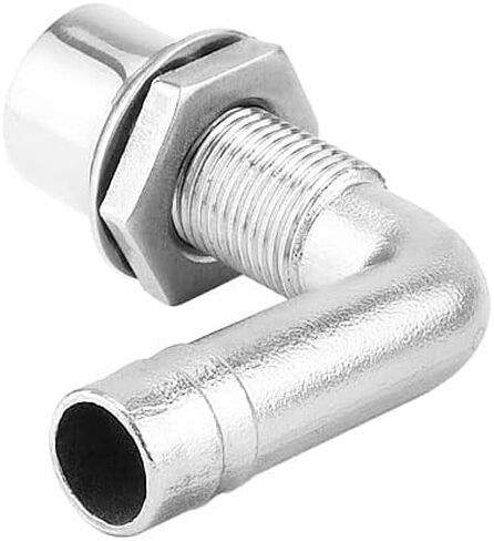 Dodimu الفولاذ المقاوم للصدأ 90 درجة الكوع القارب من خلال هيكل خزان الوقود تنفيس لخرطوم الهوية 5/8 بوصة (16 مم) in Kuwait