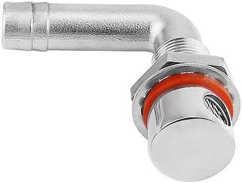 Dodimu الفولاذ المقاوم للصدأ 90 درجة الكوع القارب من خلال هيكل خزان الوقود تنفيس لخرطوم الهوية 5/8 بوصة (16 مم) in Kuwait