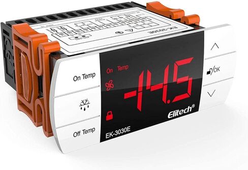Elitech EK-3030E جهاز التحكم في درجة الحرارة مع جهاز استشعار للولايات المتحدة الأمريكية وكندا 110 فولت in Kuwait