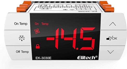 Elitech EK-3030E جهاز التحكم في درجة الحرارة مع جهاز استشعار للولايات المتحدة الأمريكية وكندا 110 فولت in Kuwait