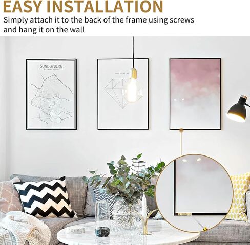 Picture Hanging Assortment Kit, 330PCS Picture Hanging Kit, Picture Hangers, Picture Hanging Hooks, with Sawtooth, Screw Eyes, D Rings, Nails, Screws, Steel Wire,10-100lb Frame Hanging Hardware in Kuwait