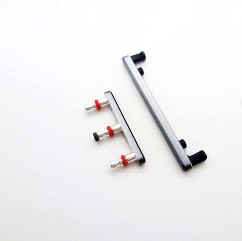2X Sidekeys Side Buttons Power On Off Volume Up Down Key Mute Replacement for ONEPLUS 7 Pro 6.67 inch (Grey) in Saudi Arabia