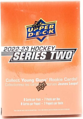Upper Deck 2022-23 Series 2 Hockey Card Blaster Box (7 Packs of Hockey Cards) in Saudi Arabia