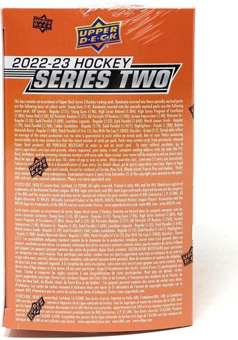 Upper Deck 2022-23 Series 2 Hockey Card Blaster Box (7 Packs of Hockey Cards) in Saudi Arabia