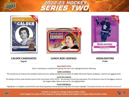 Upper Deck 2022-23 Series 2 Hockey Card Blaster Box (7 Packs of Hockey Cards) in Saudi Arabia