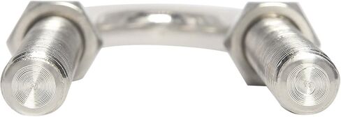 NovelBee 2-Pack of Stainless Steel Bow Stern Eye Tie Down U Bolt with Nuts and Washers,Stock Dia.1/2" (Length:4-3/4") in Saudi Arabia