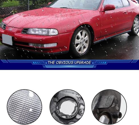 TurningMax For 1992 1993 1994 1995 1996 Honda Prelude المصد الأمامي الخارجي أضواء الإشارة الانعطاف الإسكان عدسة واضحة in Kuwait