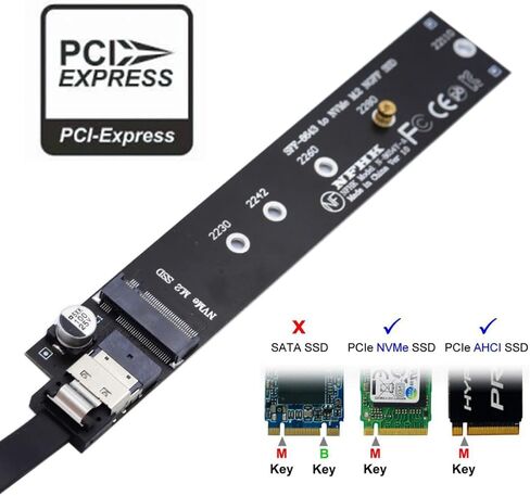 chenyang M.2 22x30mm to 22x80mm NVME M-Key NGFF Extension SSD Upgrade Adapter Compatible with ROG Ally Gaming in Kuwait