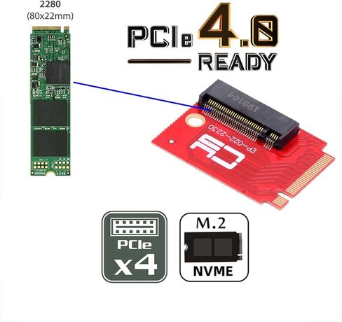 chenyang M.2 2242 to 2280mm NVME M-Key SSD Upgrade Extension Adapter Compatible with Legion Go Game Boy in Kuwait