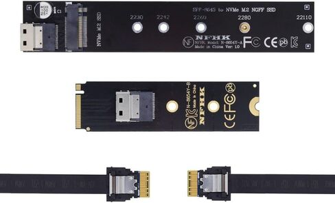 chenyang M.2 22x30mm to 22x80mm NVME M-Key NGFF Extension SSD Upgrade Adapter Compatible with ROG Ally Gaming in Kuwait