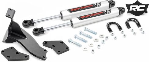 Rough Country V2 Dual Steering Stabilizer for 14-24 Ram 2500/3500 4WD - 8749470 in Saudi Arabia