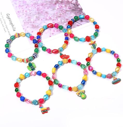 BSJELL 5 Pack Beaded Bracelet Stackable Christmas Thanksgiving St. Patrick’s Day Valentine's Day Beaded Stretch Bracelet Holiday Charm Bracelets Festive Jewelry Gifts for Women in Saudi Arabia