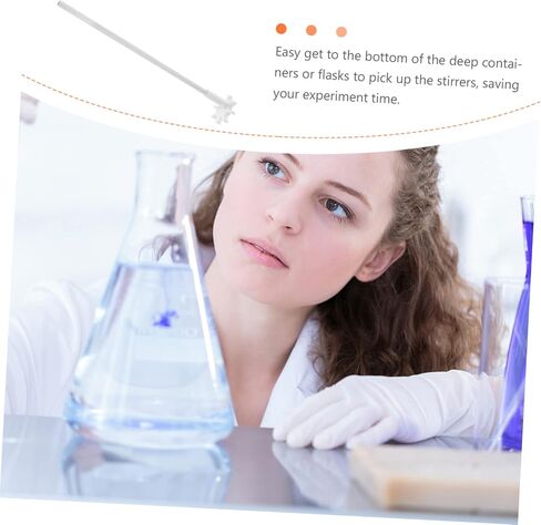 SOLUSTRE Magnetic Stirring Rod Resin Mixer Magnetic Stirrer Bar Mini Whisk Laboratory Stirrer Retriever Magnetic Stir Bars Stirring Bar Magnet Laboratory Magnetic Stir Bar Retriever Number in Saudi Arabia