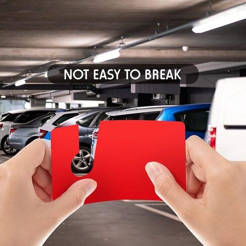 Outus 12 Pieces Thicker Parking Permit Hang Tag Blank DIY Passes 3 x 5 Inches Recyclable Weatherproof Rearview Mirror Hanging Pass for Employee Resident Car Lot Enterprises Office and More in Saudi Arabia