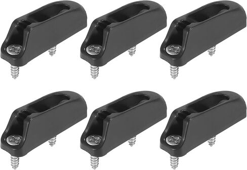 X AUTOHAUX 6pcs Canoe Kayak Cord Lock Cleat Kayak Cleat Quick Grip Self Lock Rope Cord Tensioner in Saudi Arabia