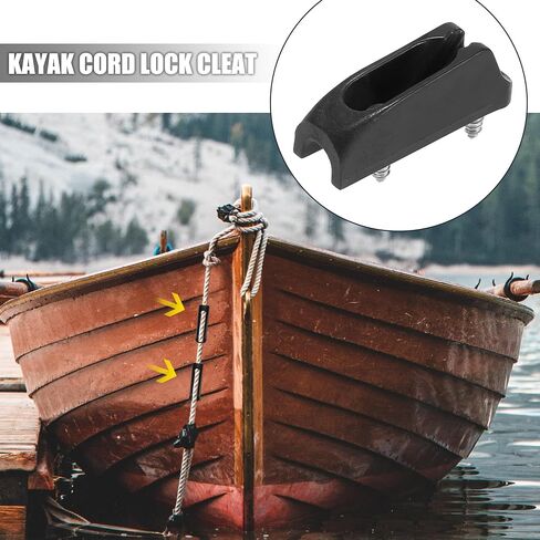 X AUTOHAUX 6pcs Canoe Kayak Cord Lock Cleat Kayak Cleat Quick Grip Self Lock Rope Cord Tensioner in Saudi Arabia