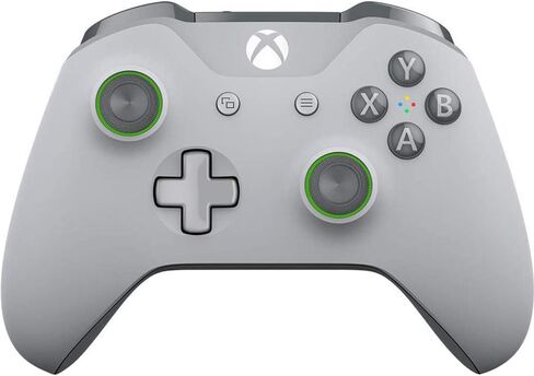 وحدة تحكم Xbox اللاسلكية – رمادي/أخضر in Saudi Arabia