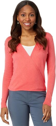 NIC+ZOE Women's All Year 4-Way Cardigan, Coral in Saudi Arabia