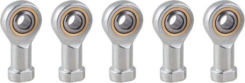 SBRRAIL Rod End Bearing 5PCS PHS8A Internal Thread Right Hand Inner Diameter 8mm Assembly Type Self Lubricating Rod end M8x1.25 in Saudi Arabia