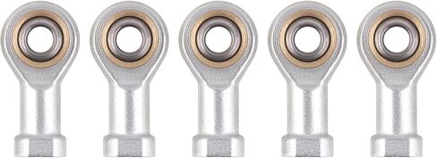 SBRRAIL Rod End Bearing 5PCS PHS8A Internal Thread Right Hand Inner Diameter 8mm Assembly Type Self Lubricating Rod end M8x1.25 in Saudi Arabia