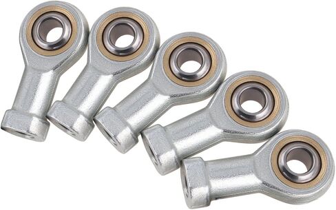 SBRRAIL Rod End Bearing 5PCS PHS8A Internal Thread Right Hand Inner Diameter 8mm Assembly Type Self Lubricating Rod end M8x1.25 in Saudi Arabia