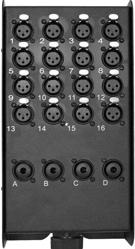 Seismic Audio - XLR Low Profile Snake Cable with 4 TRS Returns - Circuit Board Snake for Recording, Stage, Studio PA DJ use (100 Feet - 16 Channel - 4 TRS) in Saudi Arabia