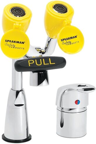 Speakman Eyesaver SEF-1800-8 صنبور غسيل العين مع 8 بوصة. صنبور، كروم مصقول in Kuwait