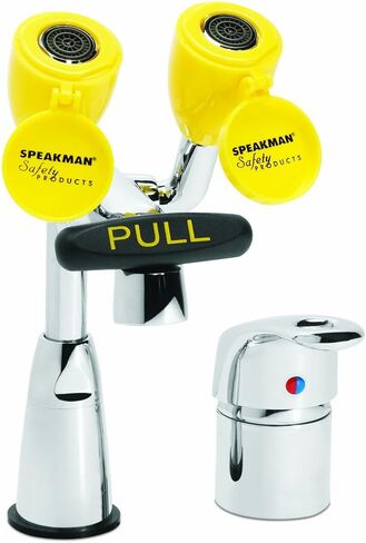 Speakman Eyesaver SEF-1800-8 صنبور غسيل العين مع 8 بوصة. صنبور، كروم مصقول in Kuwait