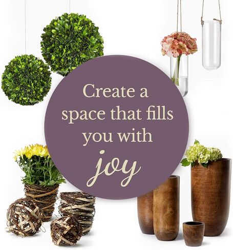 BOXWOOD VALLEY Boxwood Decorative Ball Preserved Real Boxwood Leaves Green Plants Home Decors for Christmas Thanksgiving Days Gifts Stay Fresh for Years Indoor Use Only (Small Ball, 6 inch) in Saudi Arabia