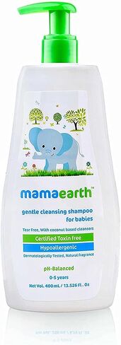 Mamaearth Baby Gentle Cleansing Shampoo | Natural Coconut-Based Formula for Delicate Scalp Skin | Tear-Free & Nourishing | No SLS & Paraben | 6.76 Fl Oz (200 ml) in Saudi Arabia