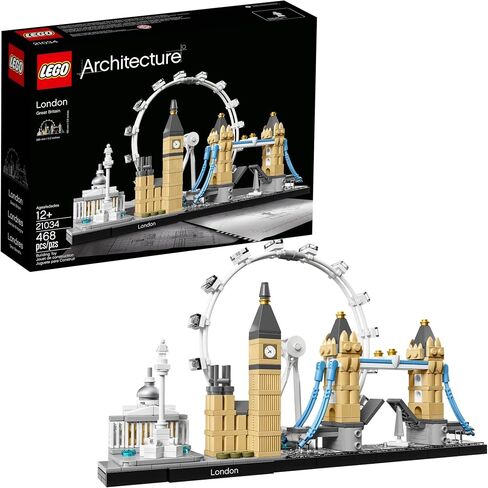 مجموعة بناء LEGO Architecture London Skyline Collection 21034 مجموعة نماذج وهدية للأطفال والكبار (468 قطعة) in Saudi Arabia