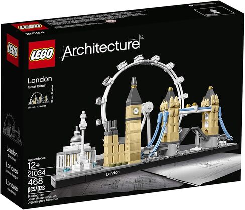 مجموعة بناء LEGO Architecture London Skyline Collection 21034 مجموعة نماذج وهدية للأطفال والكبار (468 قطعة) in Saudi Arabia