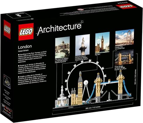 مجموعة بناء LEGO Architecture London Skyline Collection 21034 مجموعة نماذج وهدية للأطفال والكبار (468 قطعة) in Saudi Arabia