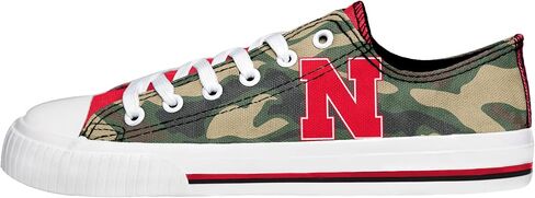 FOCO Nebraska Womens Camo Low Top Canvas Shoe Size 8 in Saudi Arabia