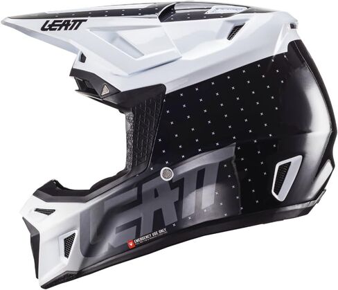 Leatt Helmet Kit Moto 8.5 V24 Blk/Wht #M 57-58cm in Saudi Arabia