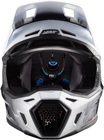 Leatt Helmet Kit Moto 8.5 V24 Blk/Wht #M 57-58cm in Saudi Arabia
