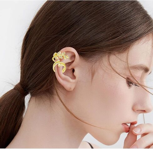 K & Y 20 قطعة 14K الكفة أقراط غير ثقب الأذن هوب أقراط كليب على الغضروف القرط Huggie قابل للتعديل للنساء رجل طقم مجوهرات in Kuwait