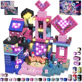 150Pcs Magnetic Blocks, Musical Band Magnetic Building Blocks, Constructions Toys for Kids Age 3 4 5 6 7 8 9 10, STEM Montessori Stacking Toy Boys & Girls Birthday Chritmas Gifts in Saudi Arabia