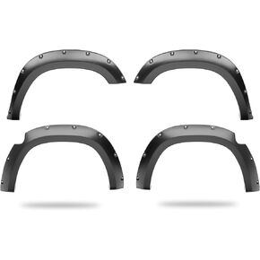 أجش بطانات الحاجز مشاعل نمط الجيب | يناسب 2024-2026 فورد F-250 سوبر ديوتي؛ 2024-2026 فورد F-350 سوبر ديوتي | أمامي وخلفي، 4 قطع. أسود | 2802969 in Kuwait