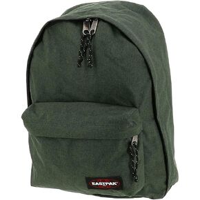 EASTPAK خارج المكتب - حقيبة ظهر سعة 31 لترًا بمقصورات مزدوجة، وحقيبة كمبيوتر محمول مقاس 16 بوصة، وجيب أمان، وحامل زجاجات وأشرطة شبكية هوائية، باللون الأسود in Kuwait