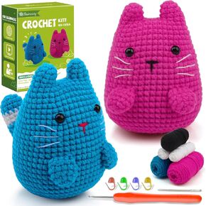 Faircosy Amigurumi Crochet Kit for Adults: Animal Crochet Kits for Beginners Kids - Learn to Crochet Snial Amigurumi Starter Kit with Detailed Tutorial Videp and Instructions (40%+ Yarn Extra) in Saudi Arabia