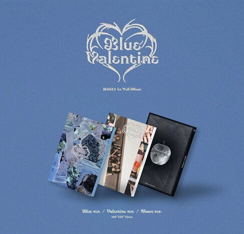 ألبوم NMIXX Blue Valentine الأول الكامل [إصدار الفوضى] كتاب صور + قرص مضغوط + 3 بطاقات صور + مجموعة بطاقات بريدية + ملصق + ملصق in Saudi Arabia