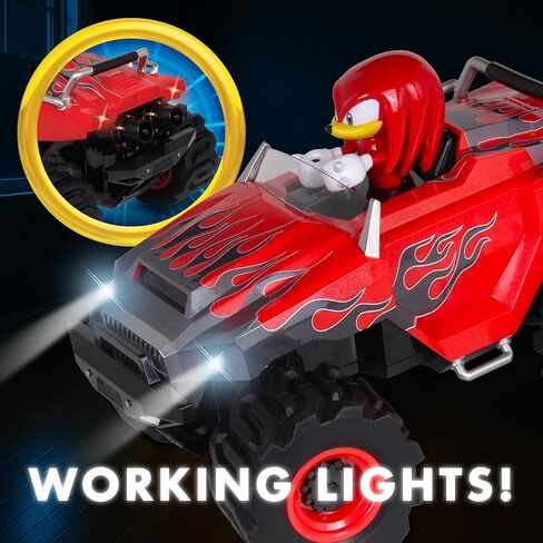 NKOK RC Sonic Racing CrossWorlds Monster Truck، المفاصل، جهاز تحكم عن بعد 2.4 جيجا هرتز جاهز للتشغيل، تعزيز توربو، حركة بهلوانية بالدراجة والدونات، جميع التضاريس، الطرق الوعرة، للأعمار من 6 سنوات فما فوق، هدية ممتعة للأطفال، الفائز بجائزة اللعبة in Saudi Arabia