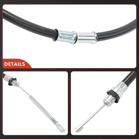 مجموعة كابل فرامل الانتظار الجانبية للراكب الخلفي A-Premium متوافقة مع موديلات Ford: F-150 F150 2000-2003، F-150 Heritage 2004 - استبدال # 3L3Z2A635EB، 3L3Z2A635DA in Saudi Arabia