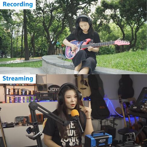 JOYO Studio Headphones Monitor Headphone for Recording Over Ear Noise Canceling for Guitar Cellphone Mixer Amplifier Podcast DJ and Keyboard Piano (JMH-02) in Saudi Arabia