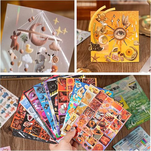 أكثر من 1600 قطعة من كتب الملصقات القديمة لمستلزمات سجل القصاصات ومستلزمات المجلات غير المرغوب فيها - ملصقات Y2K الرجعية (لامعة/غير لامعة/مزخرفة) | الأشياء الزائلة، لوازم المجلات، الزينة الحرفية in Kuwait